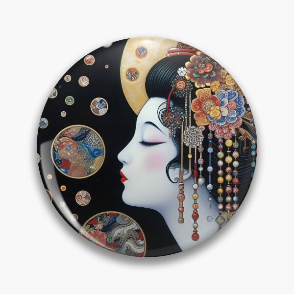 Item preview, Paintings depicting Japanese geisha are often bright and colorful works of art that reflect traditional Japanese culture designed and sold by aleksandr13.