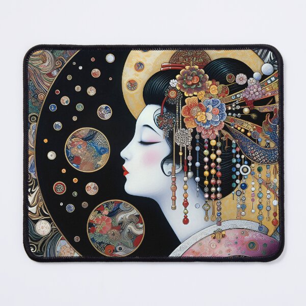 Item preview, Paintings depicting Japanese geisha are often bright and colorful works of art that reflect traditional Japanese culture designed and sold by aleksandr13.