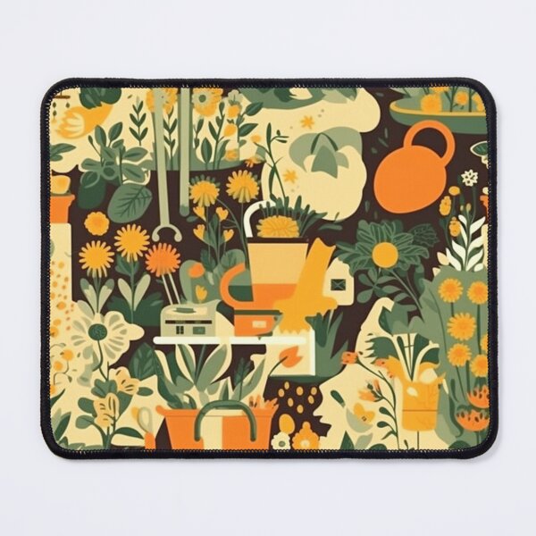 Item preview, Bright Garden Themed Aesthetic Pattern designed and sold by mondmakes.
