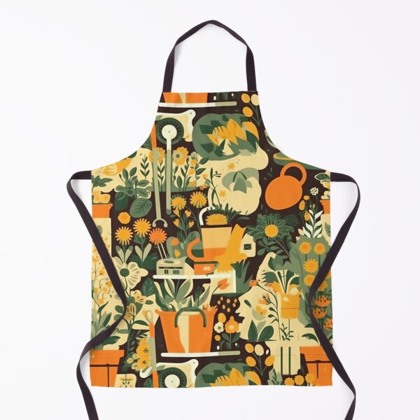 Item preview, Bright Garden Themed Aesthetic Pattern designed and sold by mondmakes.