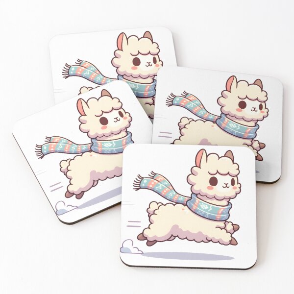 Item preview, Kawaii Alpaca: A Scarf designed and sold by CanvasCutie.