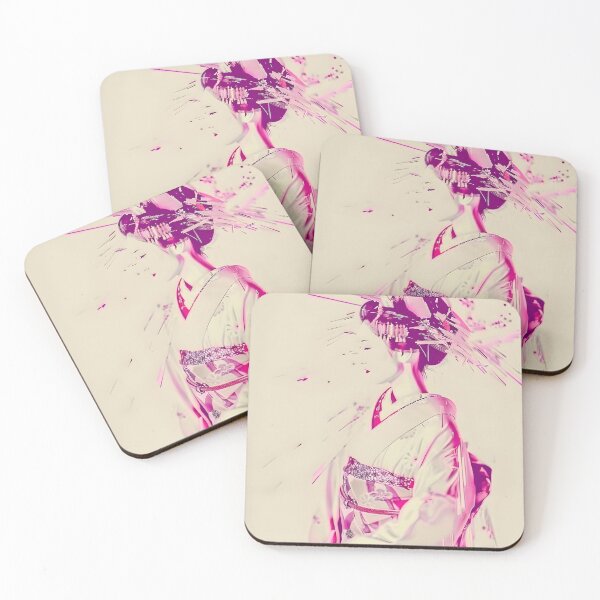 Item preview, Geisha in Fluorescence designed and sold by AI-Only Creations.