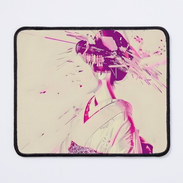 Item preview, Geisha in Fluorescence designed and sold by AI-Only Creations.
