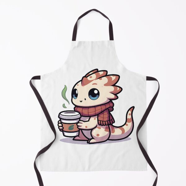 Item preview, Kawaii Tiny Basilisk With A Scarf designed and sold by CanvasCutie.