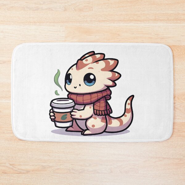 Item preview, Kawaii Tiny Basilisk With A Scarf designed and sold by CanvasCutie.