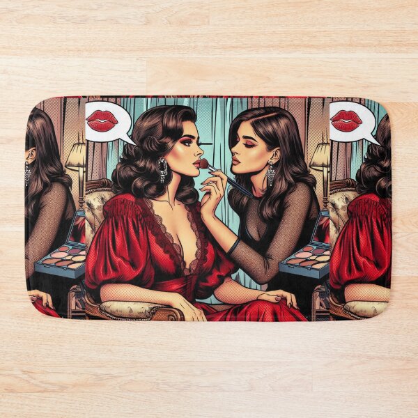 Item preview, Vintage Lesbian Couple Comic Love  designed and sold by LesbianLoveShop.