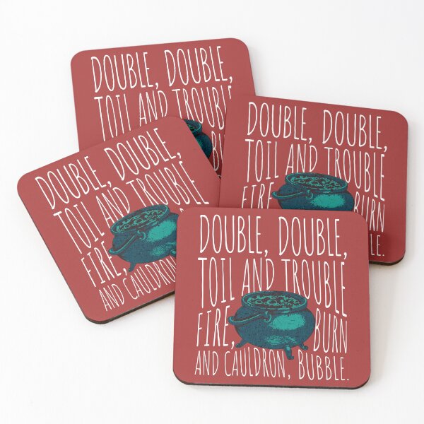 Item preview, Shakespeare Quote Macbeth - Double, double, toil and trouble; Fire, burn; and cauldron, bubble designed and sold by violet-hope.