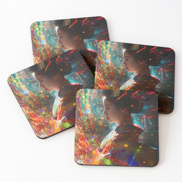Item preview, Ethereal Dissolution: Geisha's Glow designed and sold by AI-Only Creations.