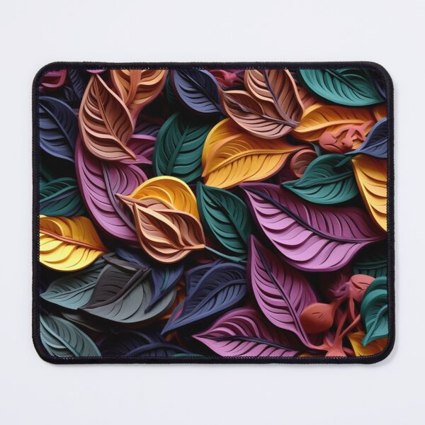 Item preview, Bold Colored 3D Style Foliage Aesthetic Pattern  designed and sold by mondmakes.