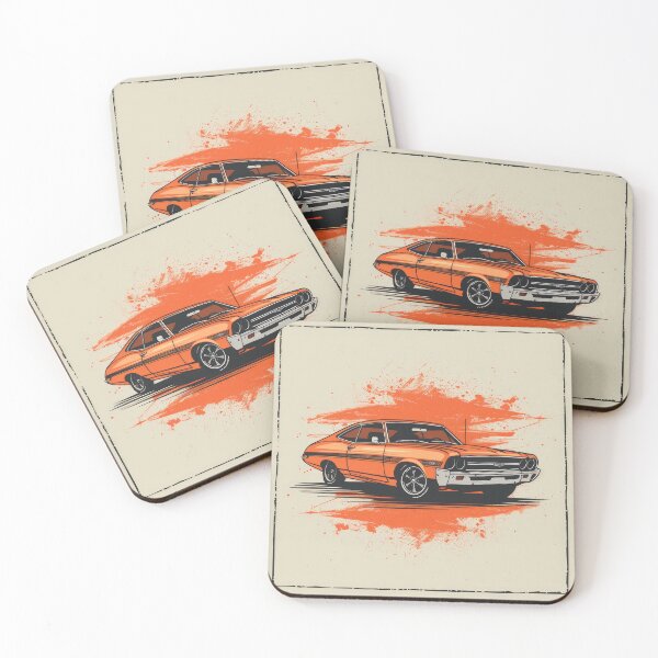 Item preview, Retro Funk: Old Timer Car in Red and Beige hues designed and sold by Ideationing.
