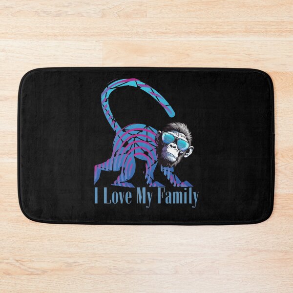Item preview, Family Monkey designed and sold by PrintArtGraphic.
