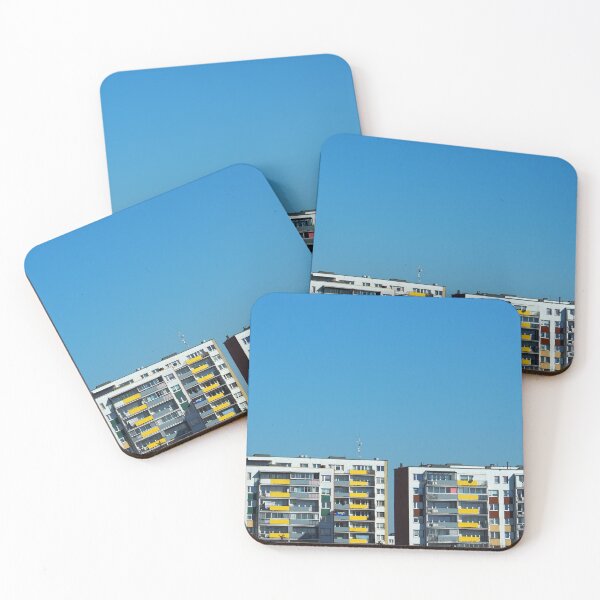 Item preview, Blocks of flats in blue sky designed and sold by bendrusmfoto.