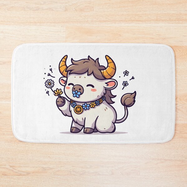 Item preview, Kawaii Playful Minotaur designed and sold by CanvasCutie.