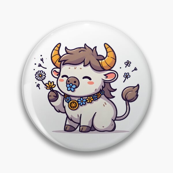 Item preview, Kawaii Playful Minotaur designed and sold by CanvasCutie.