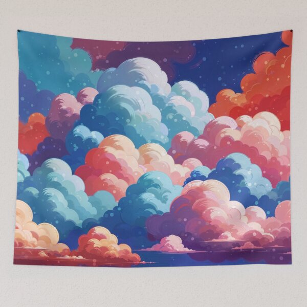 Item preview, Colorful Clouds designed and sold by Pretty on Repeat.