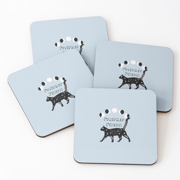 Item preview, Perfekte Pfoten | Moon Phase Illustration | Pastel Blue Background designed and sold by RM-Journey.