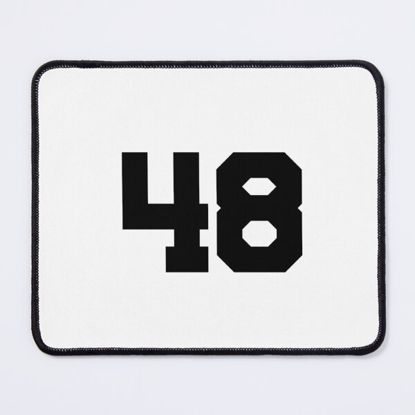 Item preview, 48, forty-eight, black, University designed and sold by Numbers-Art.