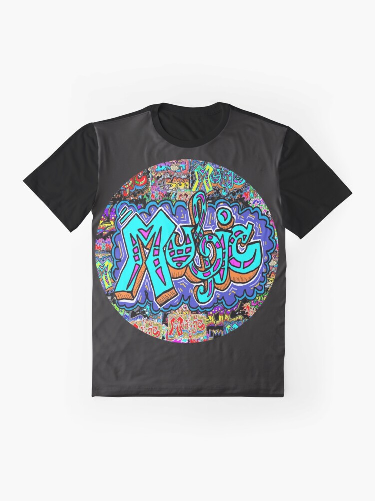 graffiti Music Spray Pop Art 24 | Graphic T-Shirt