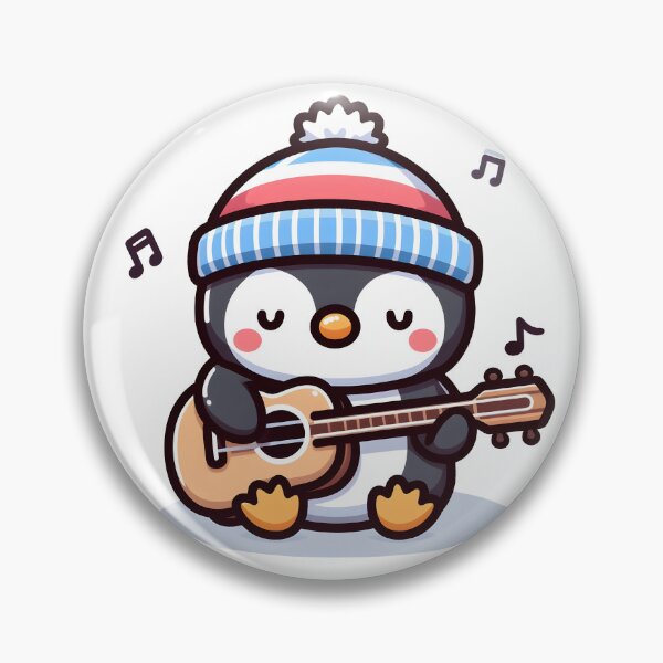 Item preview, Kawaii Penguin With Hat designed and sold by CanvasCutie.