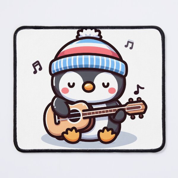 Item preview, Kawaii Penguin With Hat designed and sold by CanvasCutie.