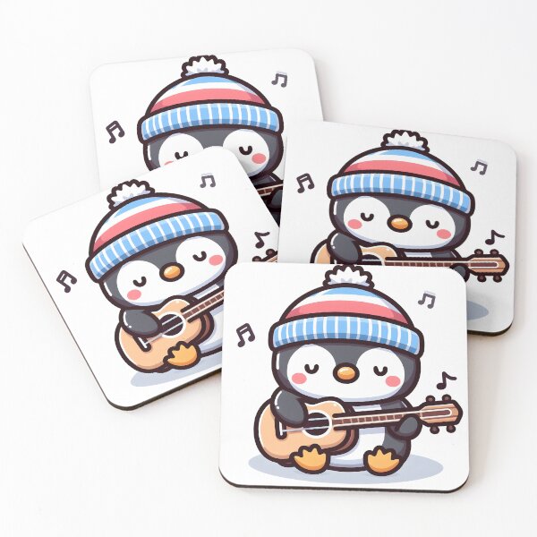 Item preview, Kawaii Penguin With Hat designed and sold by CanvasCutie.