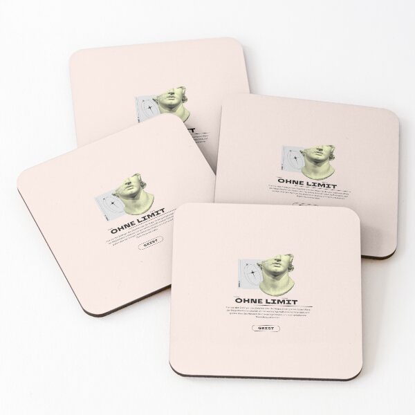 Item preview, Ohne Grenzen | Statue Illustration | Pastel Pink Background designed and sold by RM-Journey.