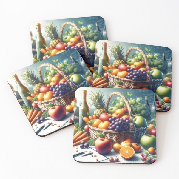 Item preview, a bountiful assortment of fresh, colorful fruits and vegetables  designed and sold by aminz4.