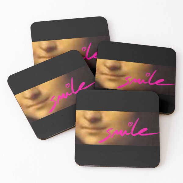 Item preview, Mona Lisa Smile Pink designed and sold by Yeomans Cartoons.
