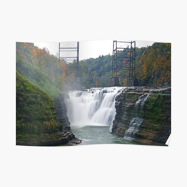 Upper Waterfalls II Poster