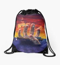 Fish Fingers Drawstring Bag