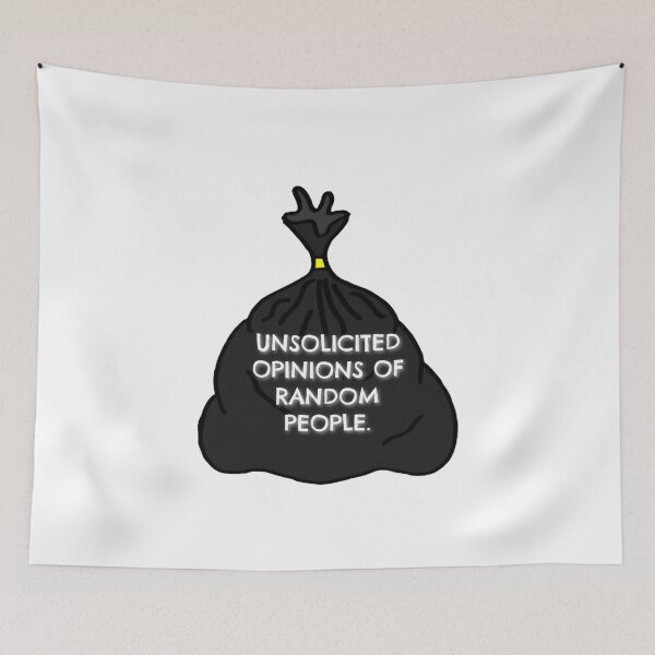 Item preview, Unsolicited Opinions Humorous Sarcastic Statement  designed and sold by The Junto Shop.