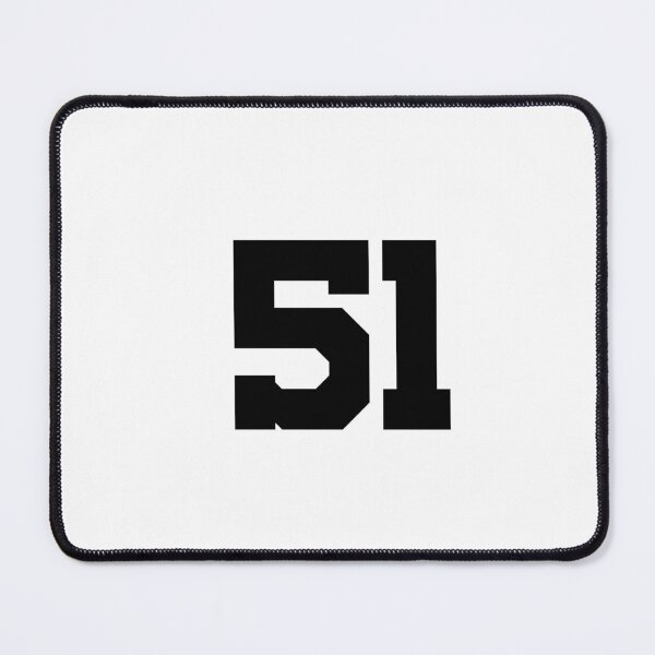 Item preview, 51, fifty-one, black, University designed and sold by Numbers-Art.