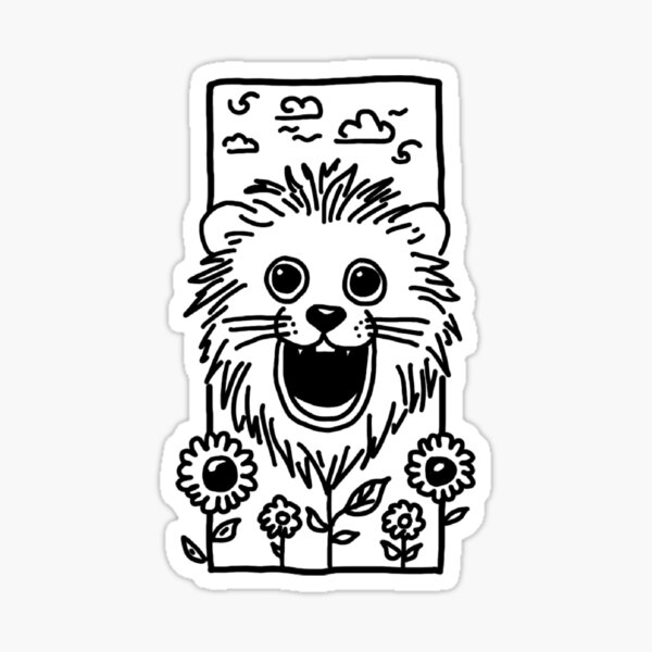 Item preview, A Lion in Bloom designed and sold by adambello.