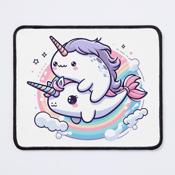 Item preview, Kawaii Narwhal: A Unicorn Horn And Mane designed and sold by CanvasCutie.