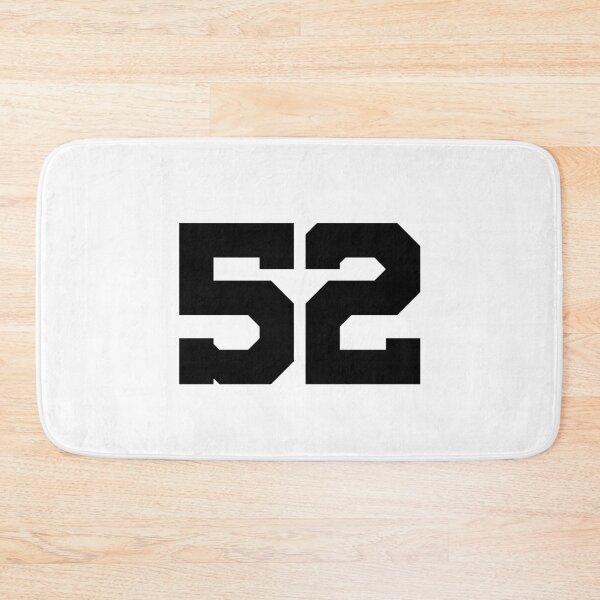 Item preview, 52, fifty-two, black, University designed and sold by Numbers-Art.