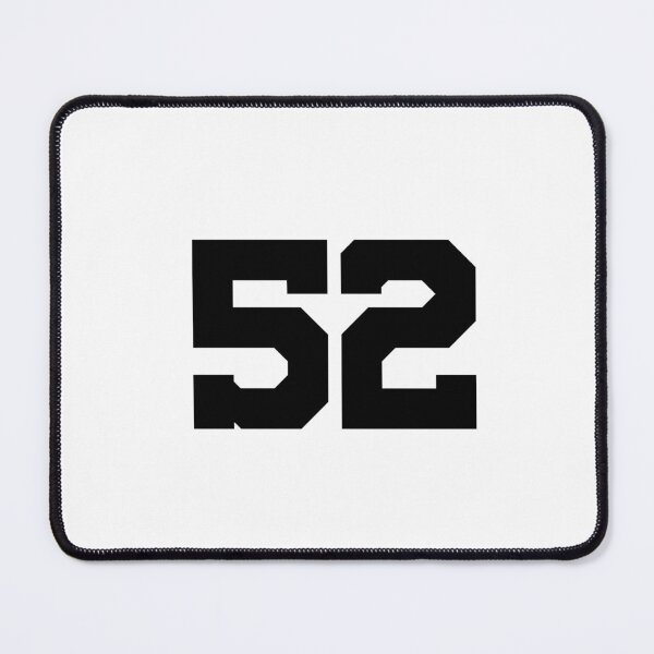 Item preview, 52, fifty-two, black, University designed and sold by Numbers-Art.