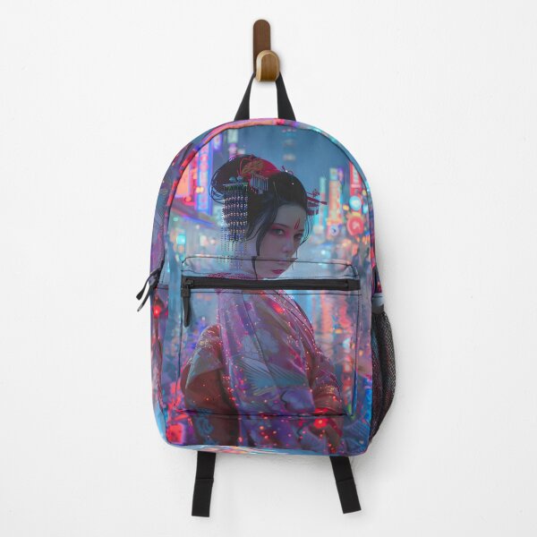 Item preview, Neon Geisha: Urban Elegance designed and sold by AI-Only Creations.