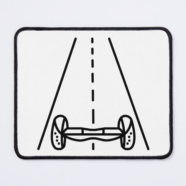 Item preview, Hoverboard black line illustration designed and sold by OM-lova.