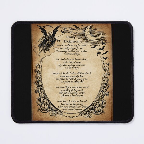 Item preview, Stop for Death American Gothic Poet designed and sold by RavenWake.