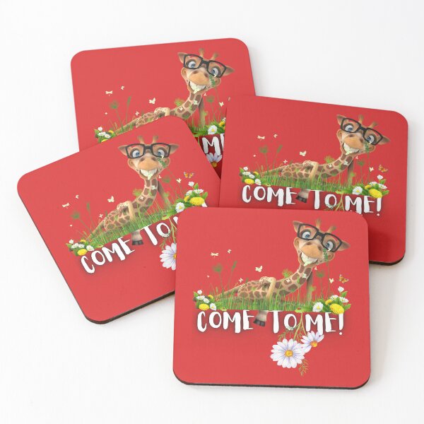 Artikelvorschau, Crazy giraffe entworfen und verkauft von PrintArtGraphic.