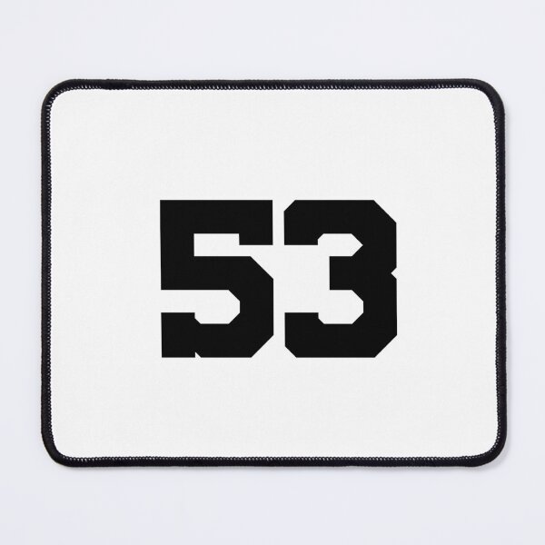 Item preview, 53, fifty-three, black, University designed and sold by Numbers-Art.