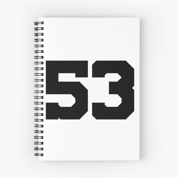 Item preview, 53, fifty-three, black, University designed and sold by Numbers-Art.