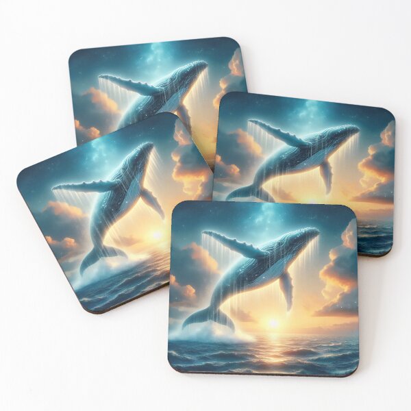 Item preview, Whale in the air. designed and sold by MyHappyArtShop.