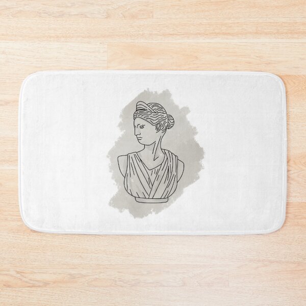 Item preview, Athena Stone Bust Line Art Painted designed and sold by TheEclecticKat.