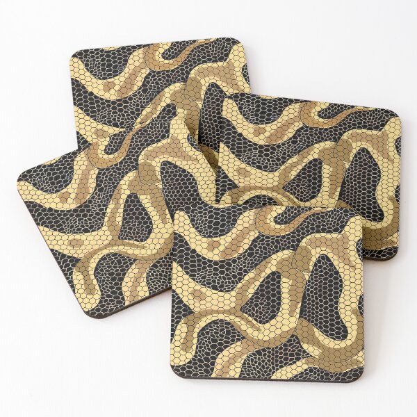Item preview, Black & Yellow Snake Print designed and sold by EunoiaDynasty.