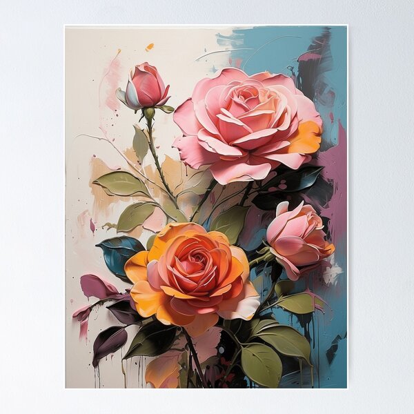 Item preview, Whispers of Passion: An Abstract Expression of a Rose designed and sold by Kookie Tarp.