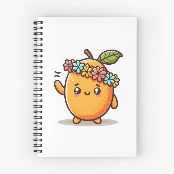 Item preview, Kawaii Mango With A Hawaiian Lei designed and sold by CanvasCutie.