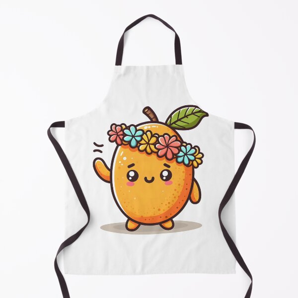Item preview, Kawaii Mango With A Hawaiian Lei designed and sold by CanvasCutie.