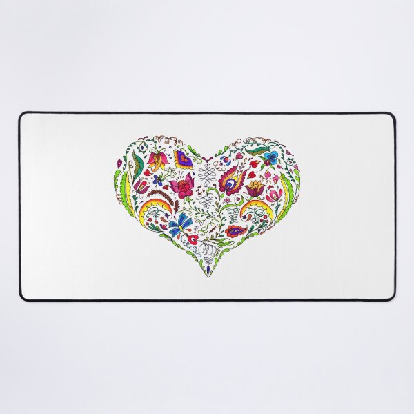 Item preview, Heart - Hungarian Folk Art designed and sold by kasmodiah-f.