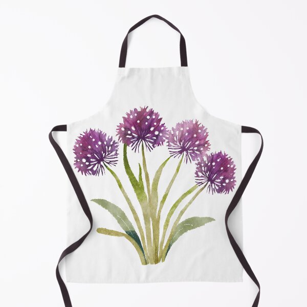 Item preview, Purple watercolor alliums designed and sold by Petalette.